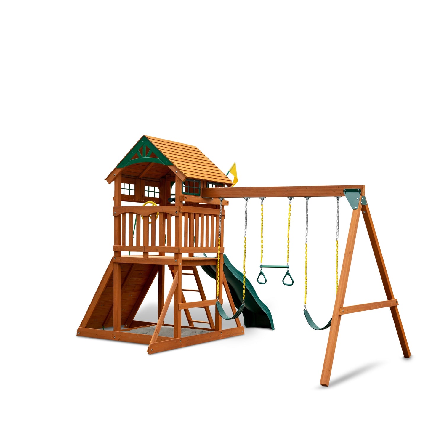 MazonvintagePlaysets Outing Swing Set