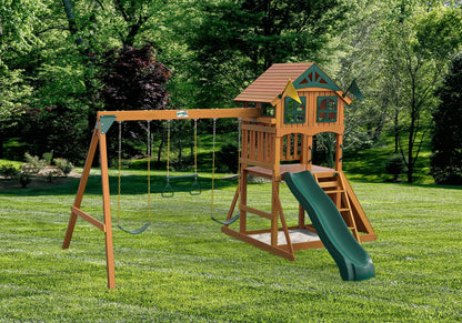 MazonvintagePlaysets Outing Swing Set