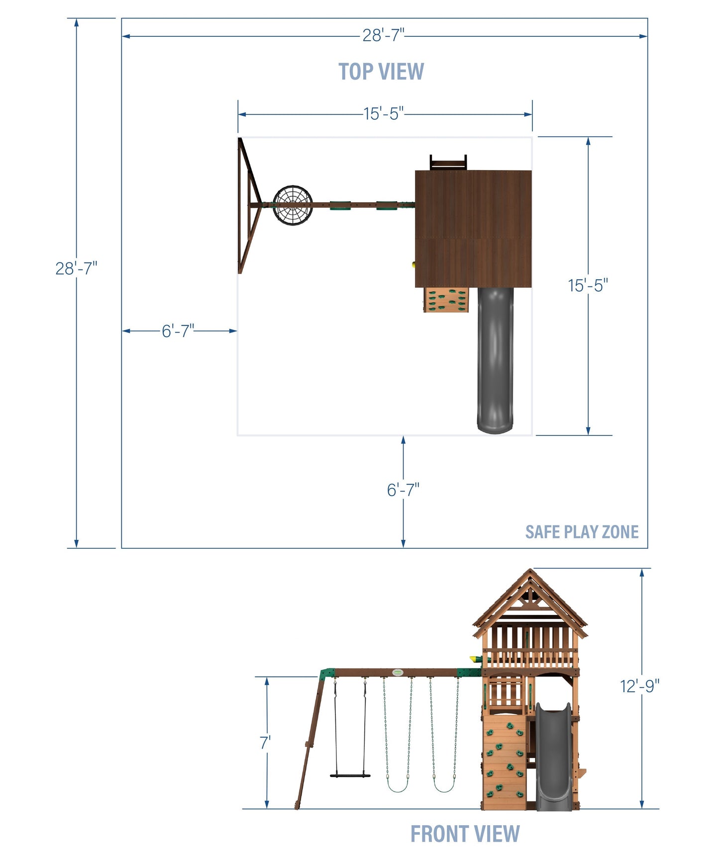 Highlander Swing Set