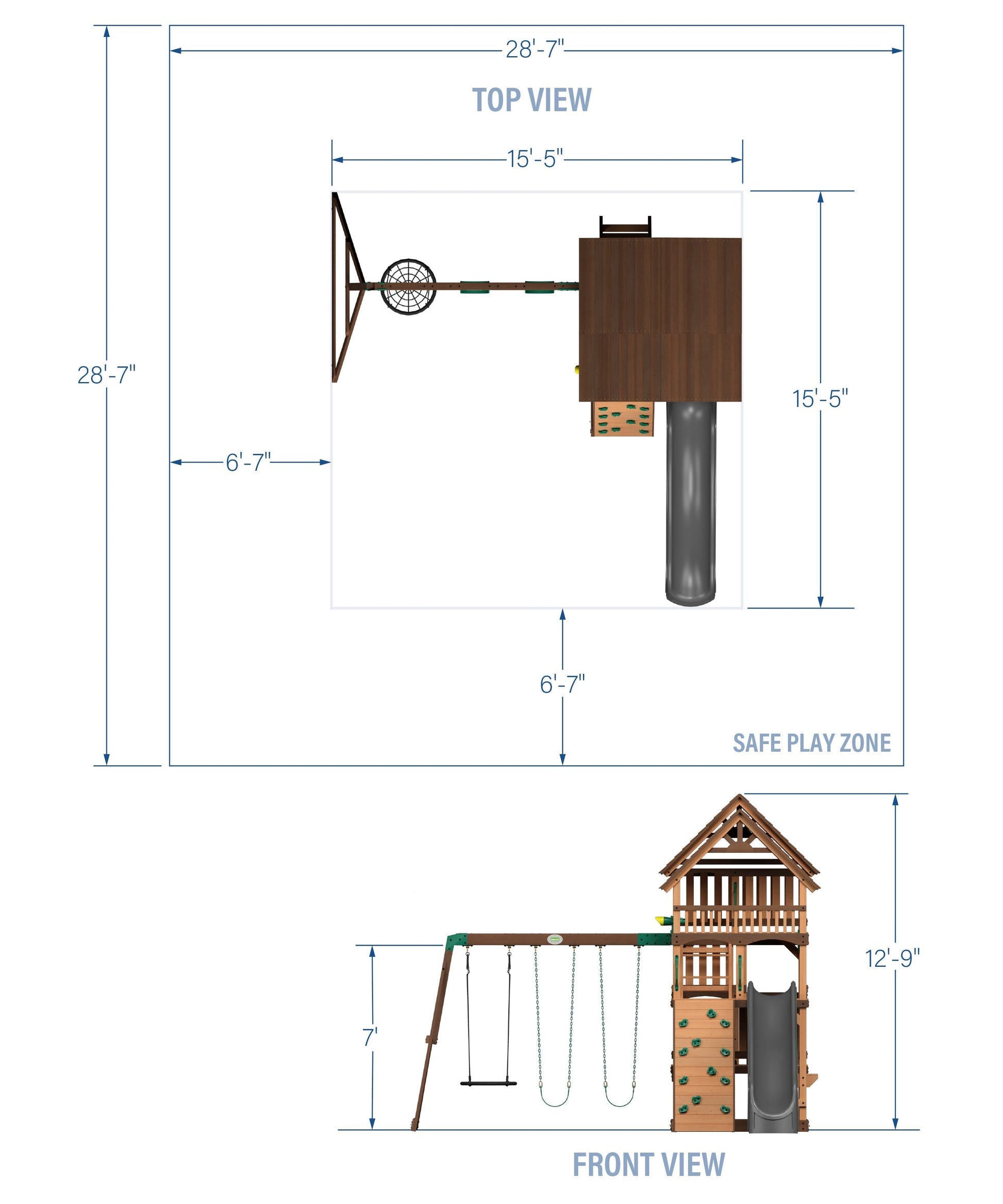 Highlander Swing Set