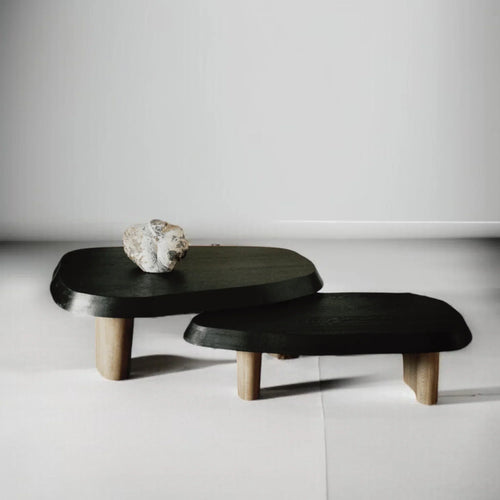 Duo Multilaque Black Oak Coffee Table