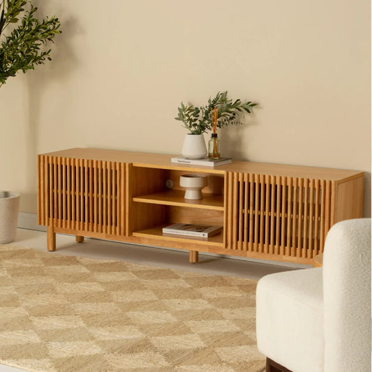 Julian Natural Wooden TV Unit