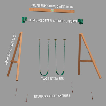 Heavy-Duty Durango Swing Set