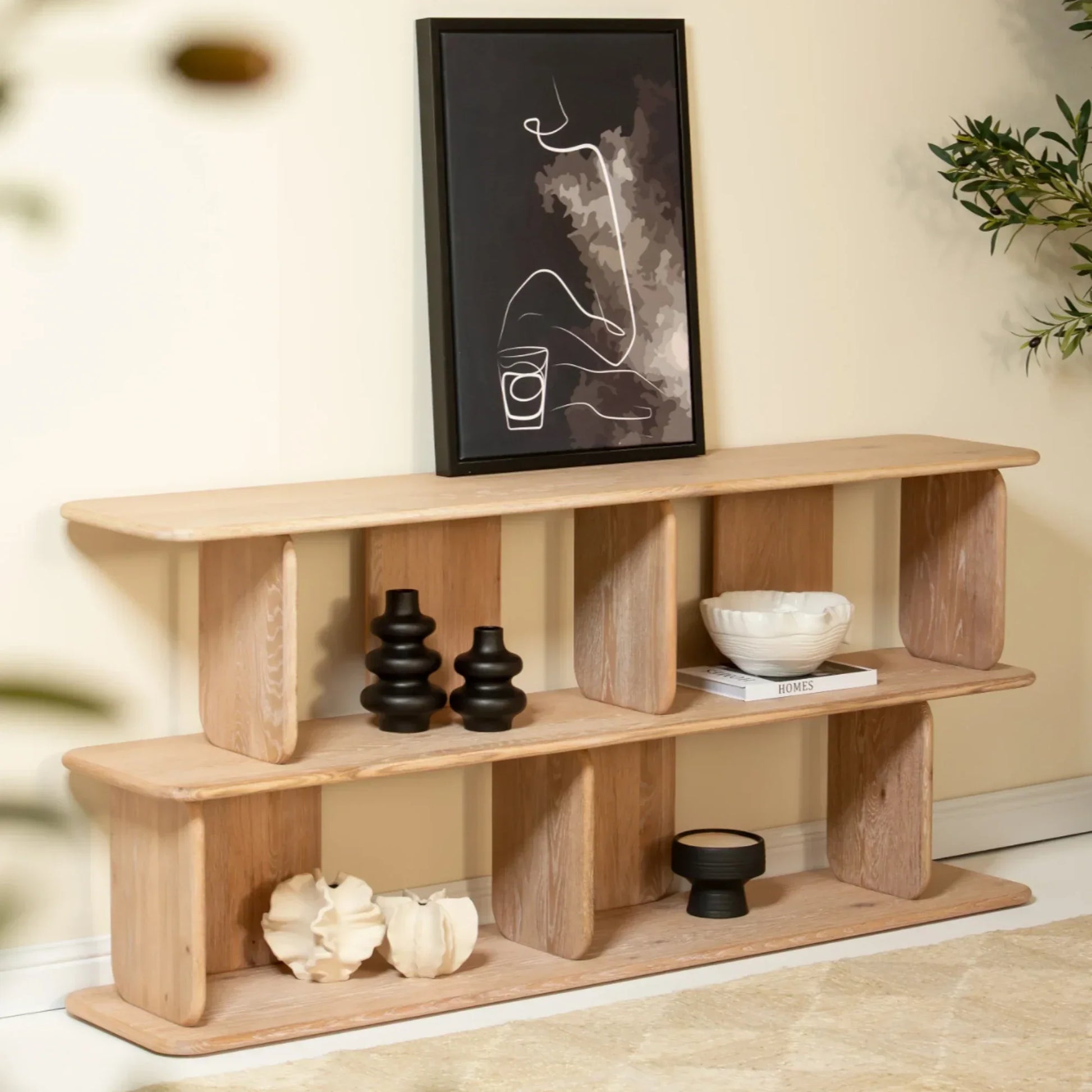 Lunova Wooden Display Shelf