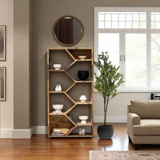 Marion Wooden Display Shelves Unit