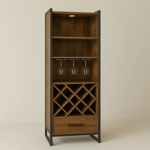 Modern Wine Cabinet Organizes Effortlessly