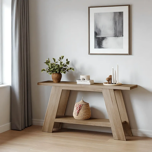 Nordic Style Console Table – High Finish Details 