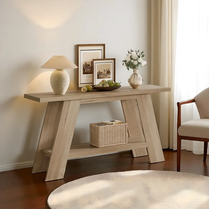 Nordic Style Console Table – High Finish Details 