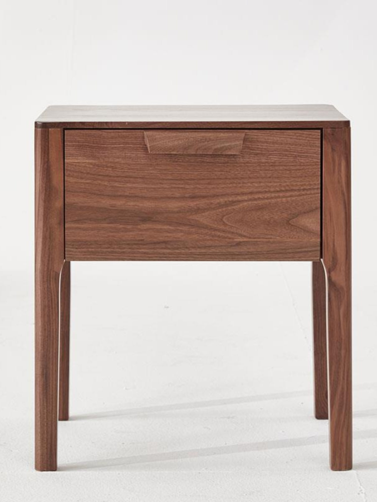 Mazonvintage-Stylish High-End Black Walnut Wood Side Table
