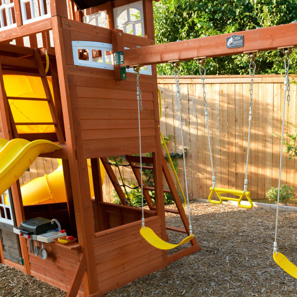 Mazonvintage Lookout Extreme Wooden Swing Set / Playset