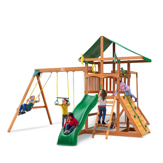 MazonvintagePlaysets Outing With Monkey Bars Swing Set
