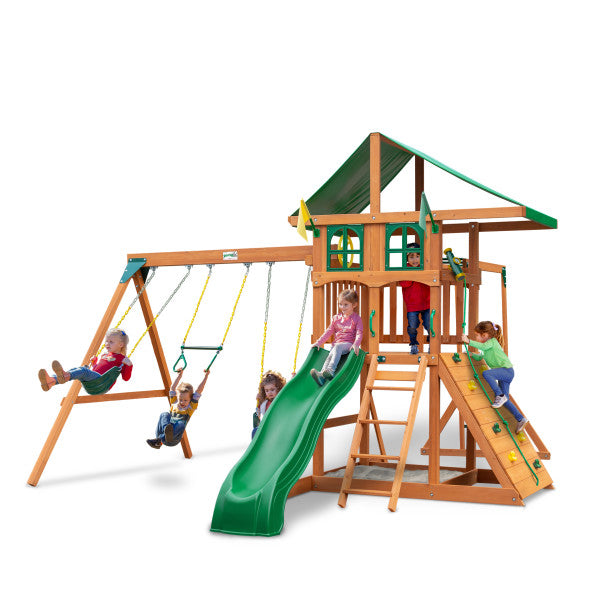 MazonvintagePlaysets Outing With Monkey Bars Swing Set