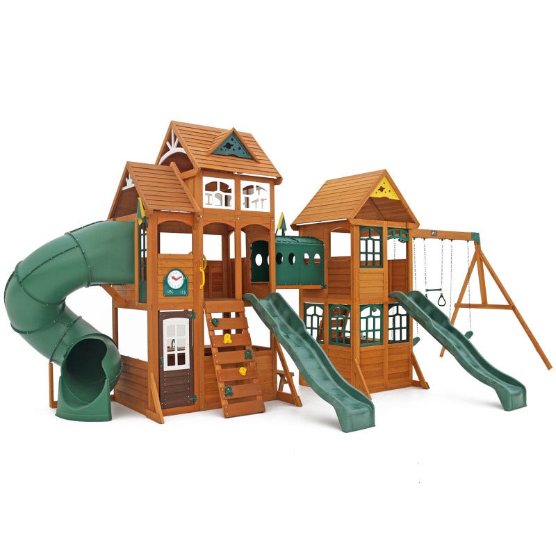 Paramount Wooden Swing Set / Playset