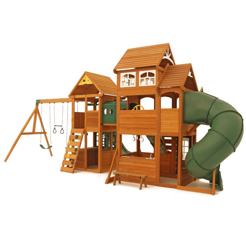 Paramount Wooden Swing Set / Playset