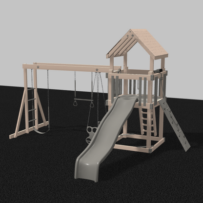Shooting Star Climber Vinyl Swing Set
