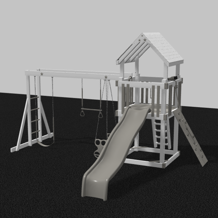 Shooting Star Climber Vinyl Swing Set