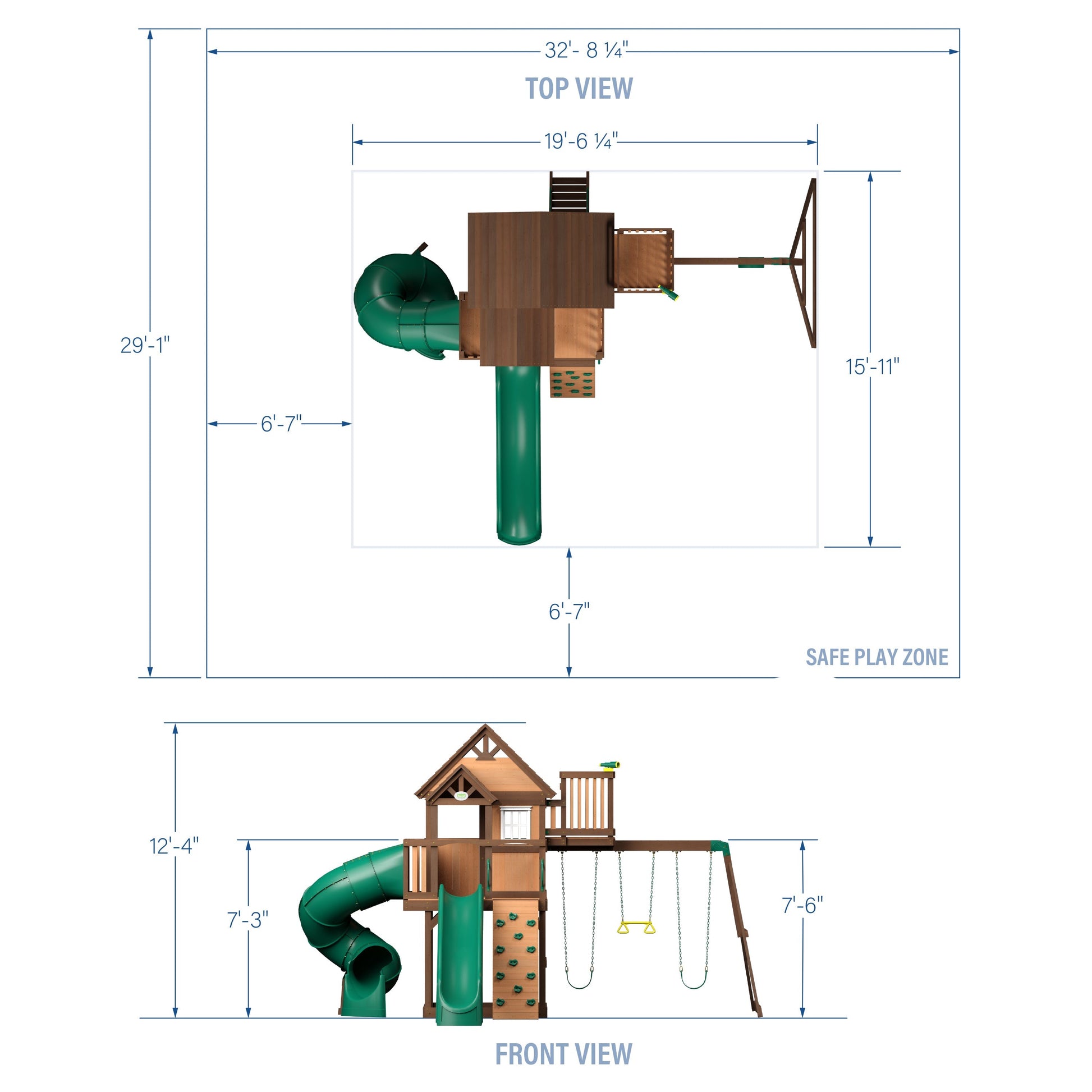 Skyfort III Swing Set