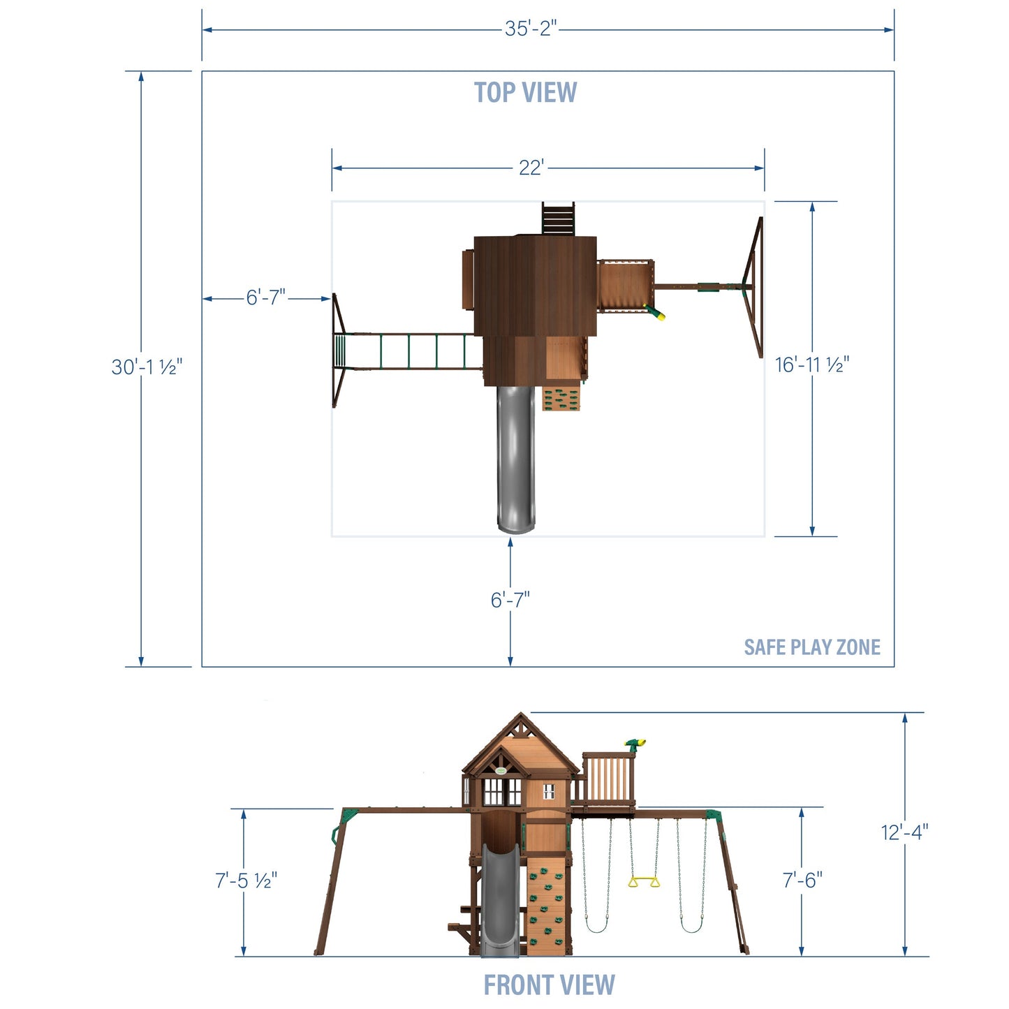 Skyfort II with Wave Slide