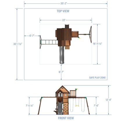 Skyfort II with Wave Slide