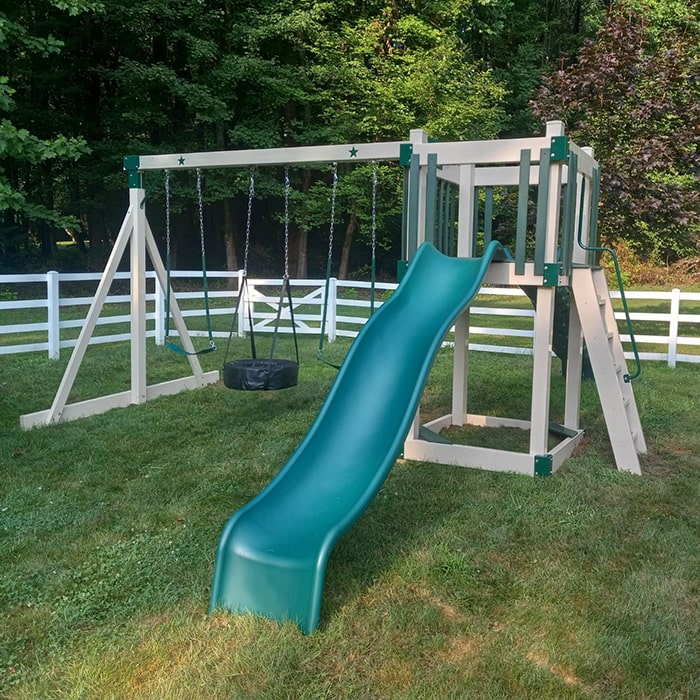 Star 1 Vinyl Swing Set