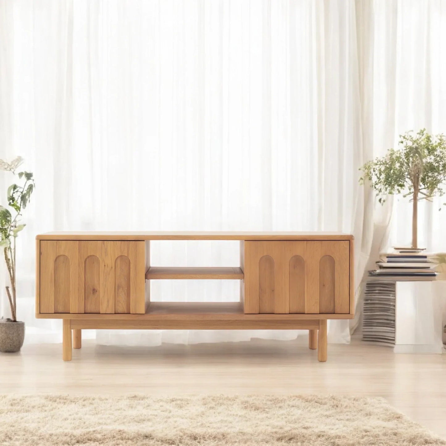 Belmont Wooden TV Unit