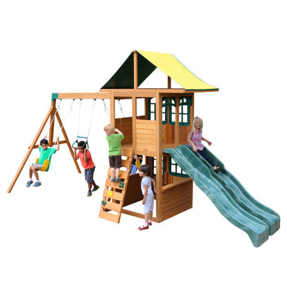 Mazonvintage Treasure Cove Wooden Swing Set
