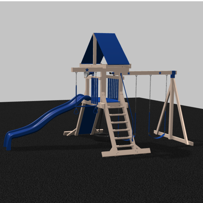 Wishing Star Vinyl Swing Set