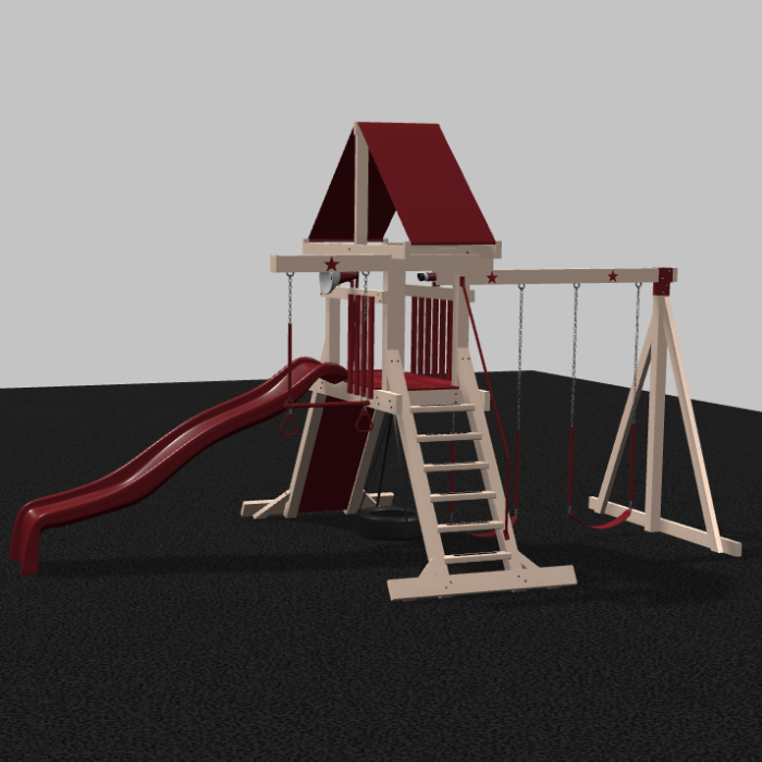 Wishing Star Vinyl Swing Set