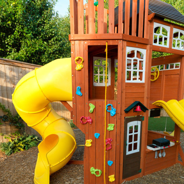 Mazonvintage Lookout Extreme Wooden Swing Set / Playset