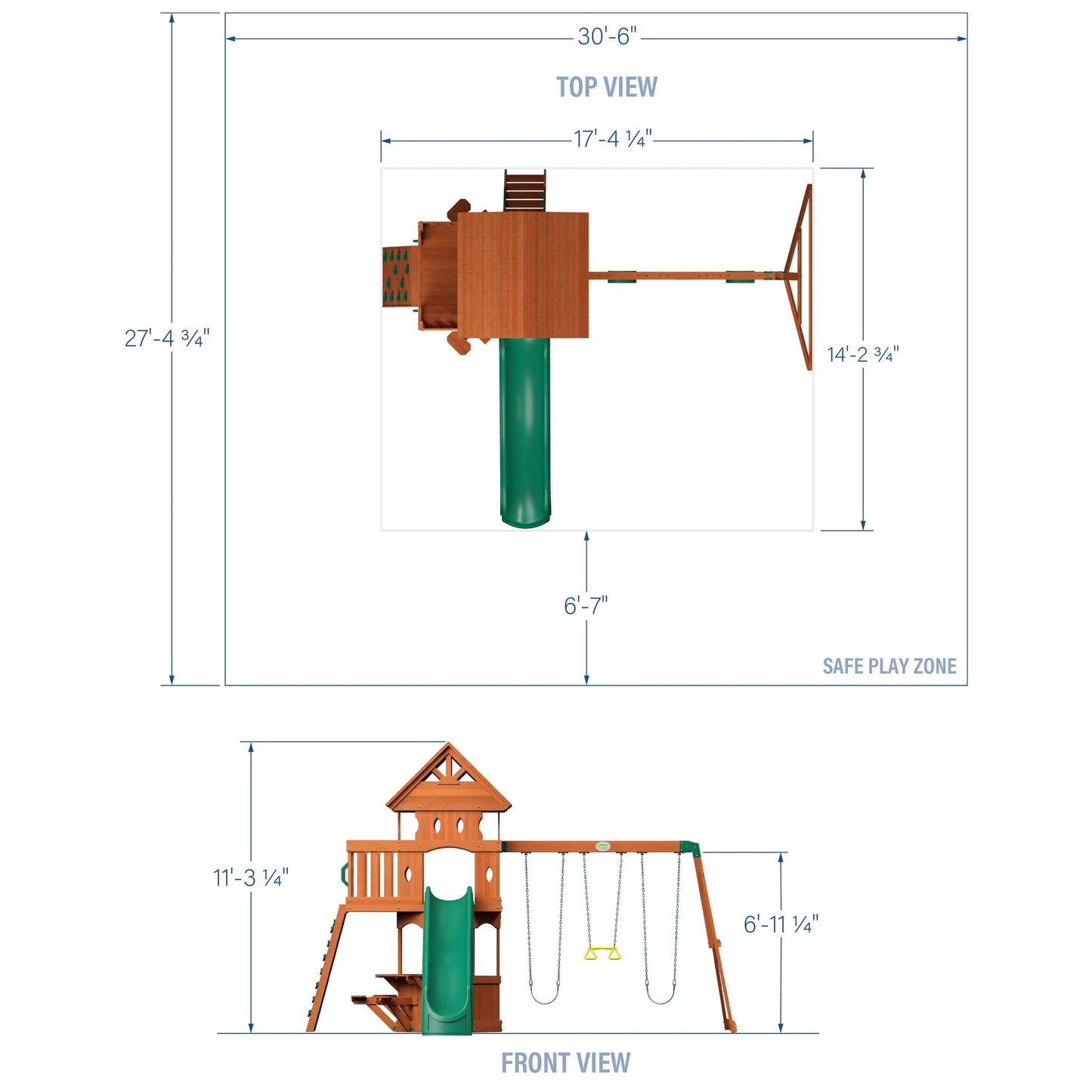 Woodland Swing Set