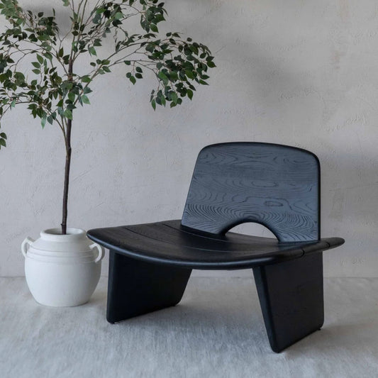 Alaric Ash Wood Lounge Chair