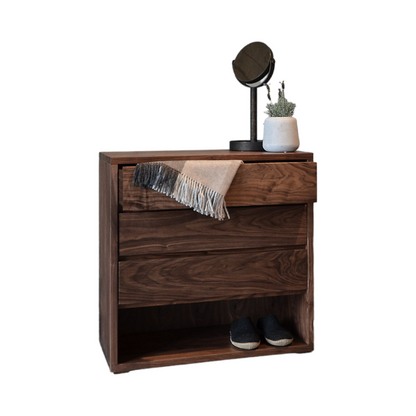 Antwan Walnut Wood Chest of Drawers