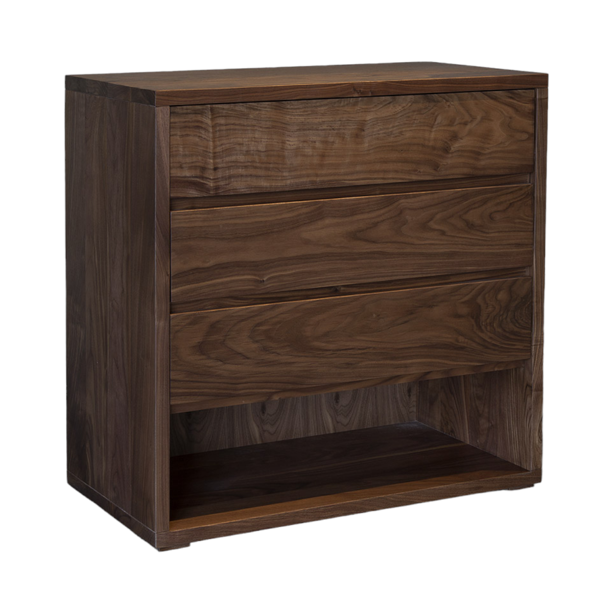 Antwan Walnut Wood Chest of Drawers