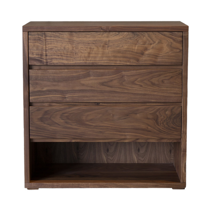 Antwan Walnut Wood Chest of Drawers