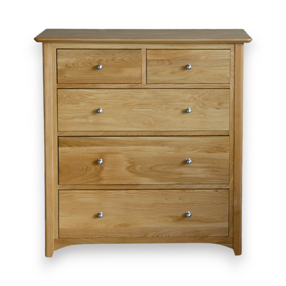 Aragon Oak Wood Chest of Drawers
