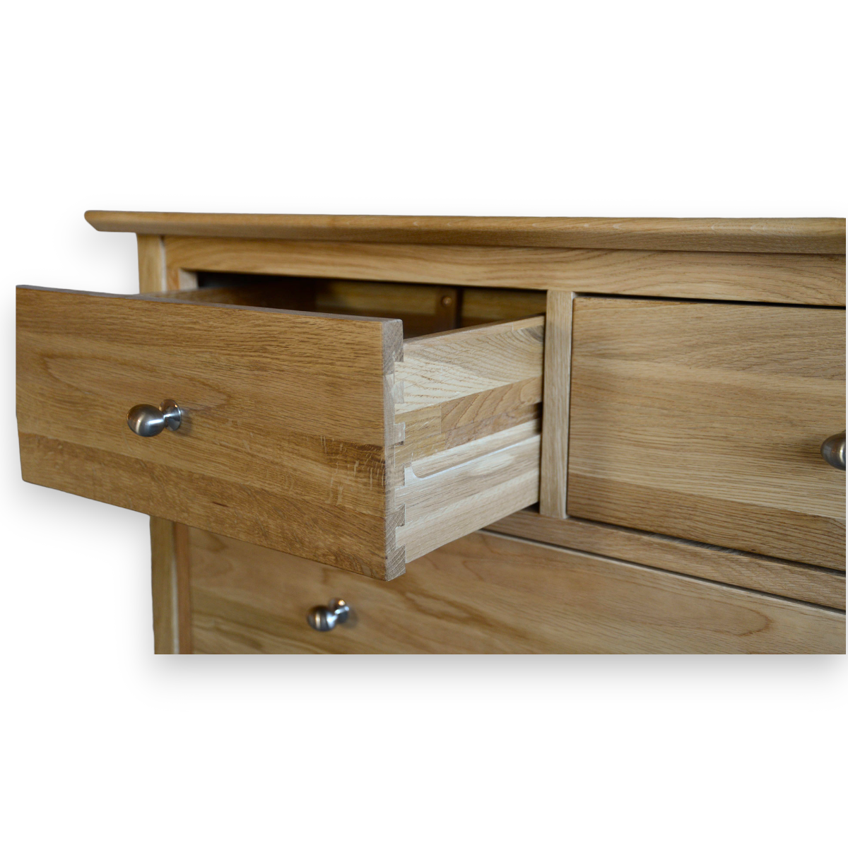 Aragon Oak Wood Chest of Drawers