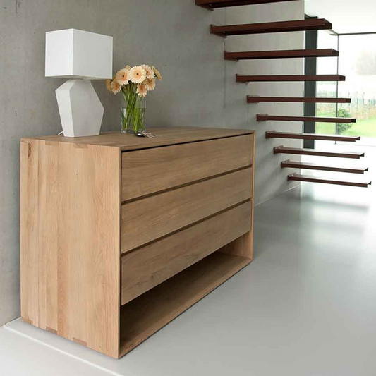 Aramis Oak Wood Chest of Drawers