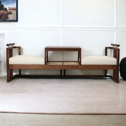 Bella Teak Wood 2 Seater Sofa