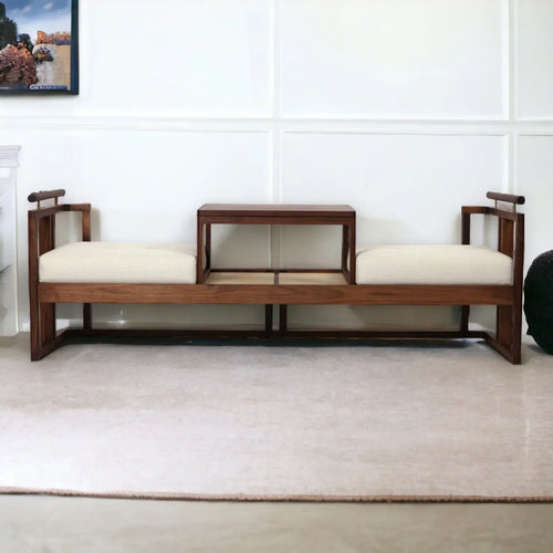 Bella Teak Wood 2 Seater Sofa