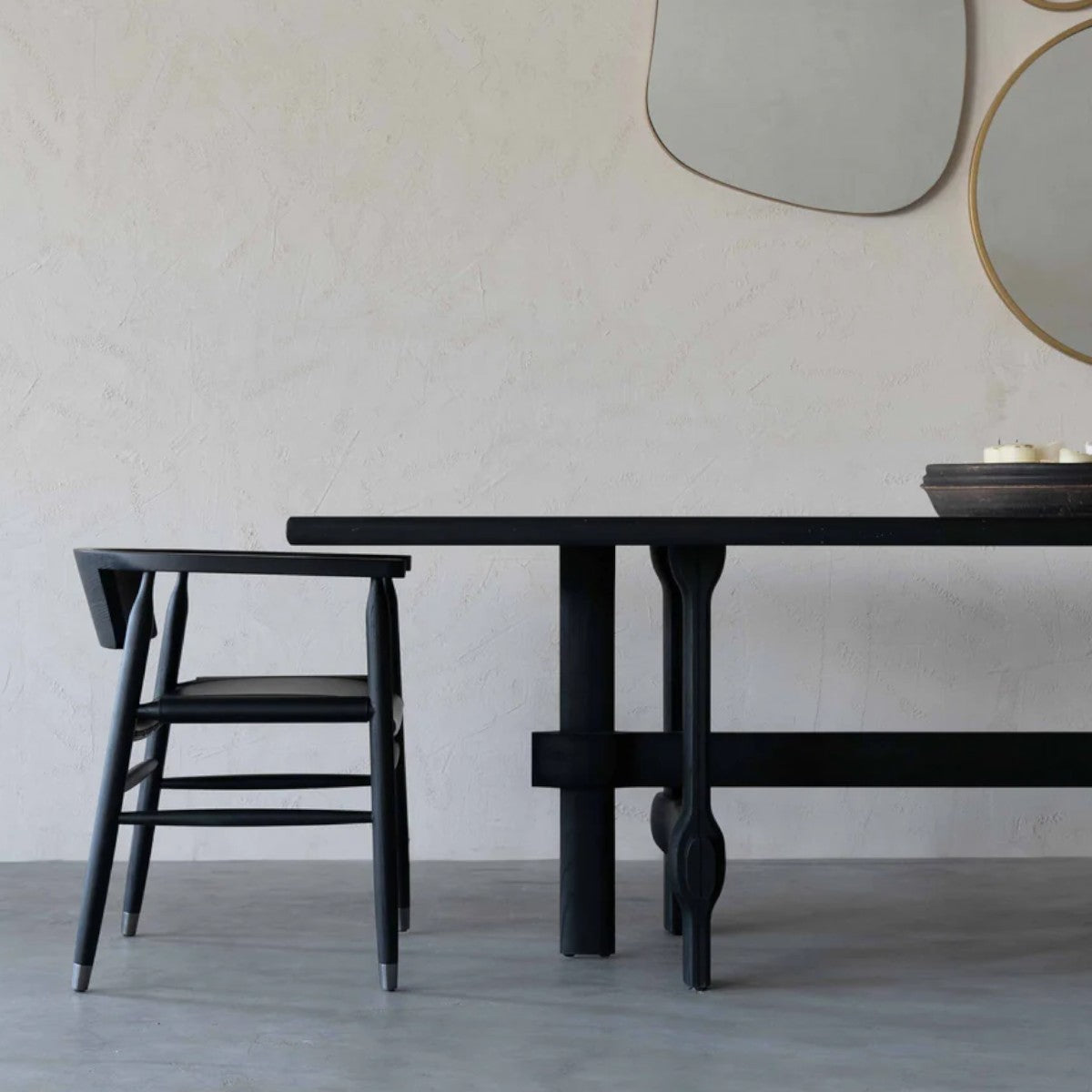 Benicia Ash Wood Dining Table