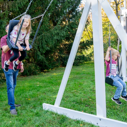 Bright Star Vinyl Swing Set