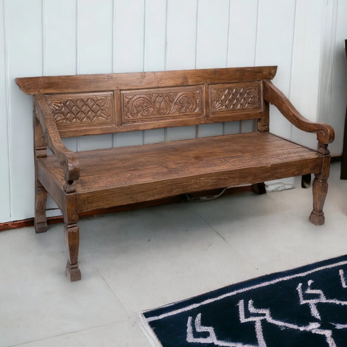 Darin Teak Wood Bench