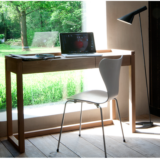 Earleen Oak Wood Console Table