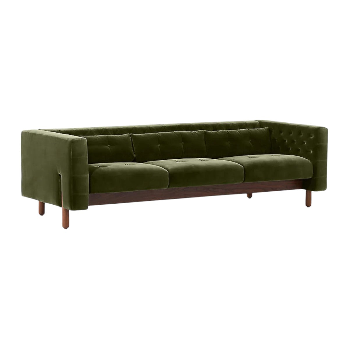 Edric Teak Wood 3 Seater Sofa