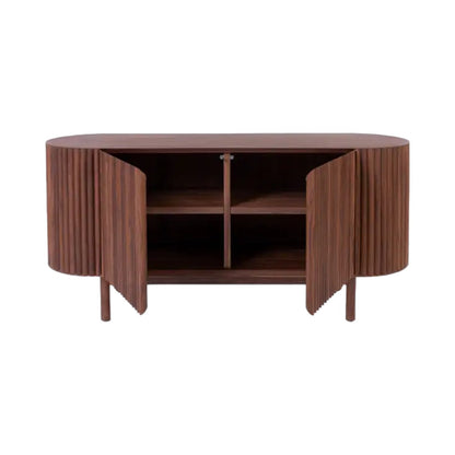 Edsel Walnut Wood Sideboard