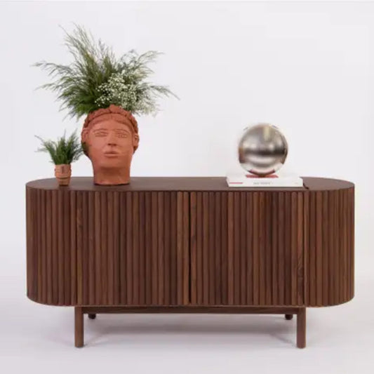 Edsel Walnut Wood Sideboard