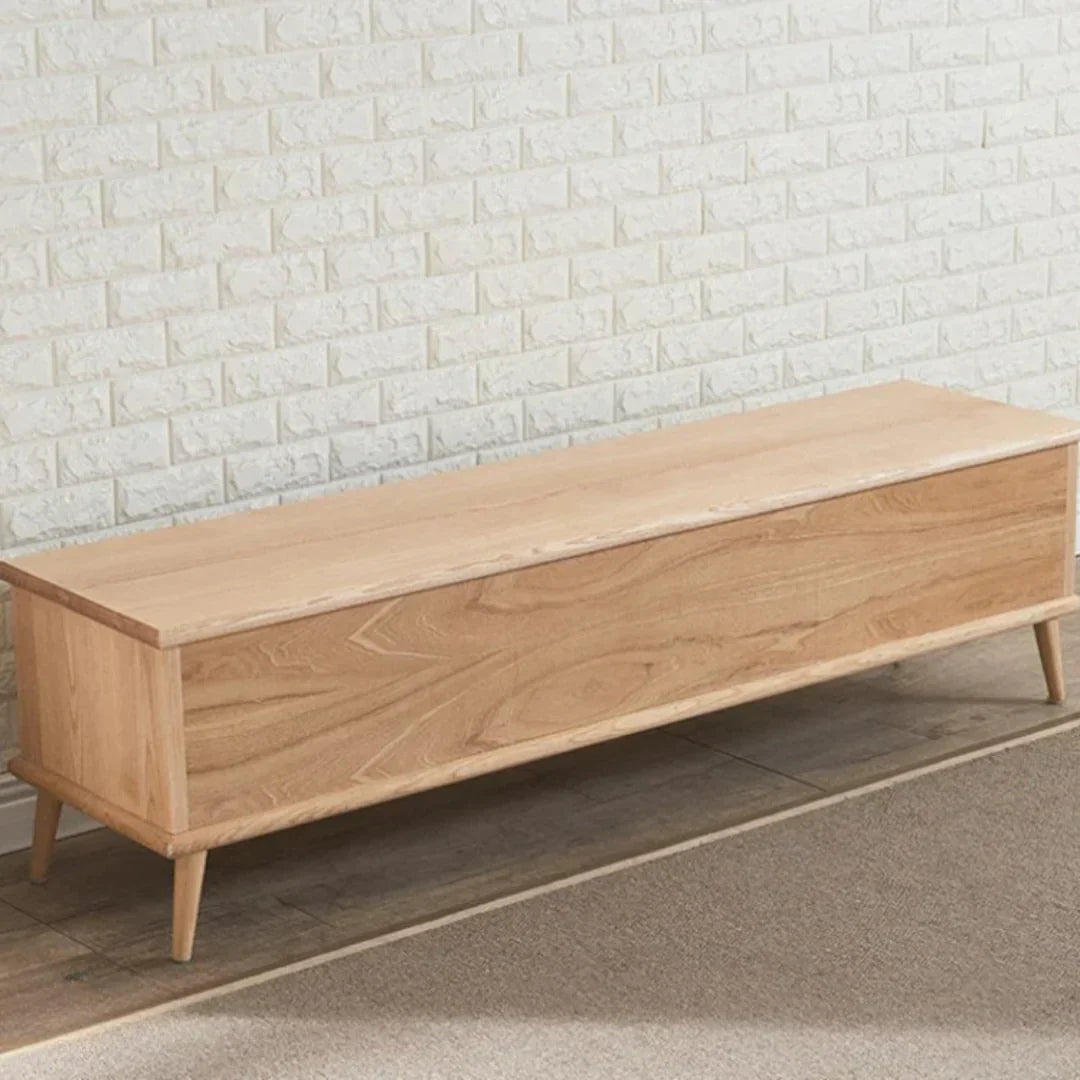 Edwina Ash Wood & Rattan TV Unit