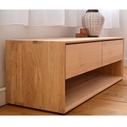 Ehan Oak Wood Media Unit