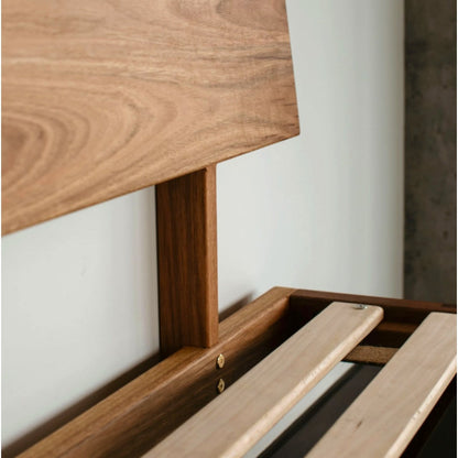 Eleri Walnut Wood Bed