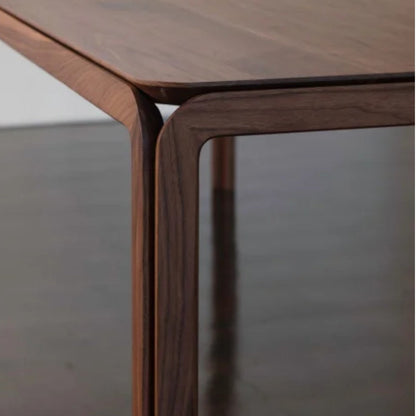 Elettra Walnut Wood 6 Seater Dining Table